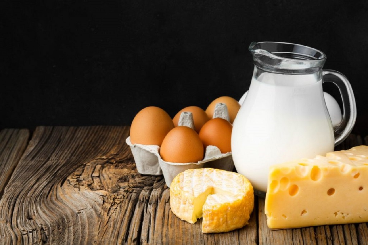 egg and milk